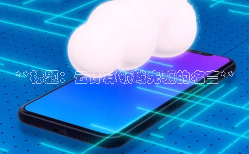 杏悦娱乐注册平台挪威主权基金**标题：云计算领域先驱的名言**