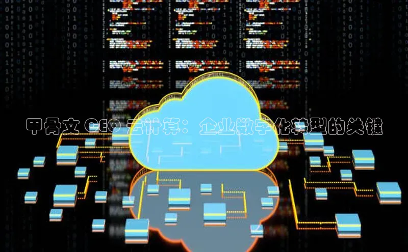 杏悦APP官网视觉中国甲骨文 CEO 云计算：企业数字化转型的关键